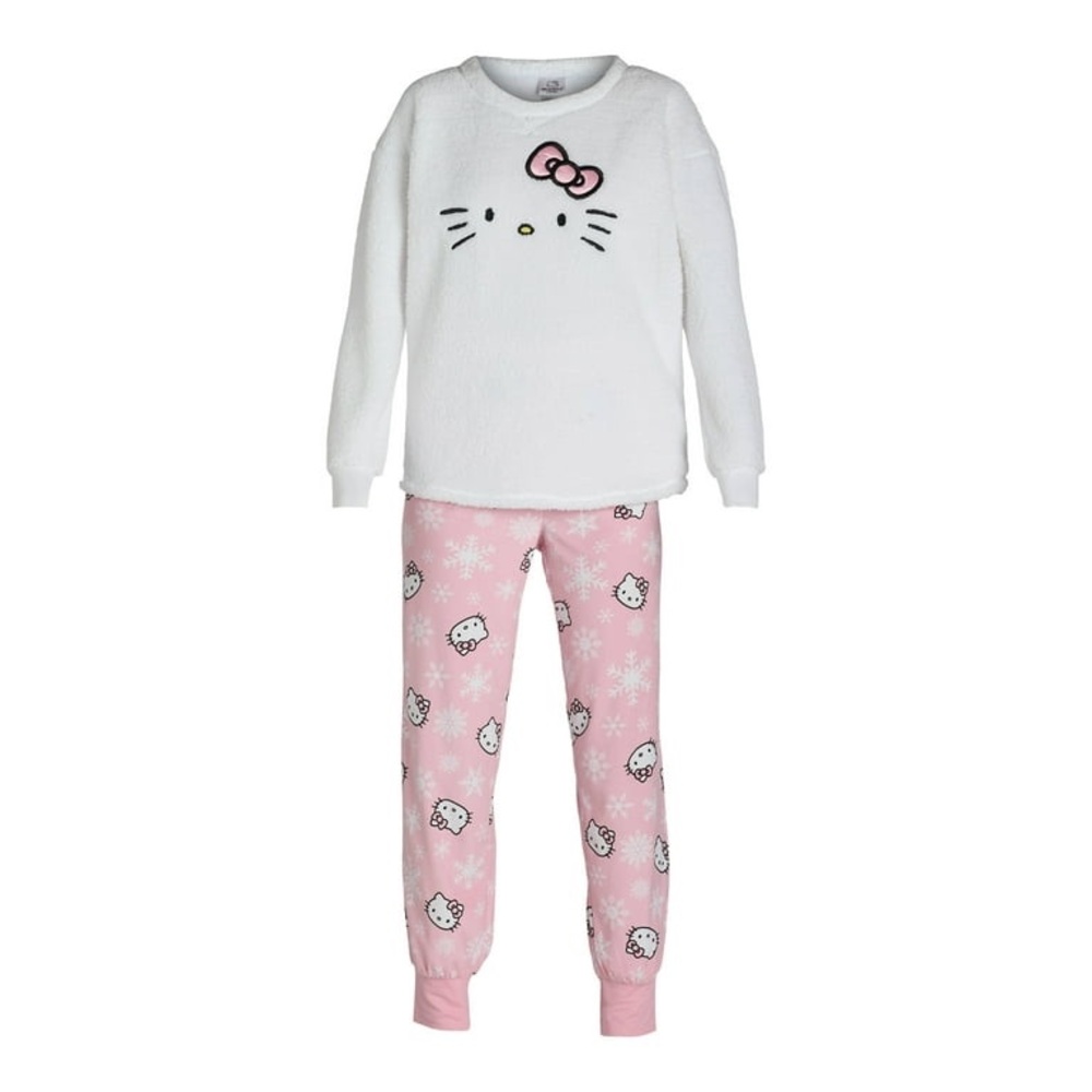 Hello Kitty Women's Plush Pajama Set, 2-Piece